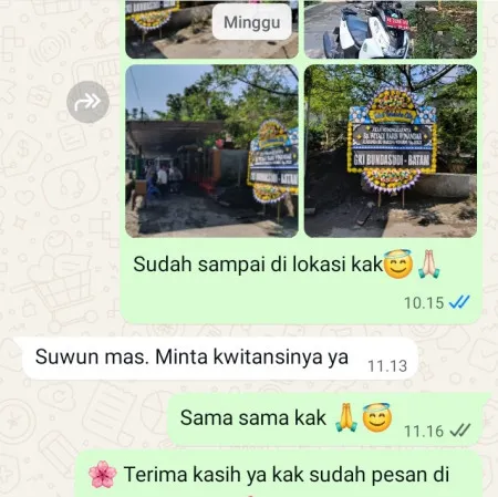 Pengiriman Papan Bunga Duka Tegalurung Legonkulon